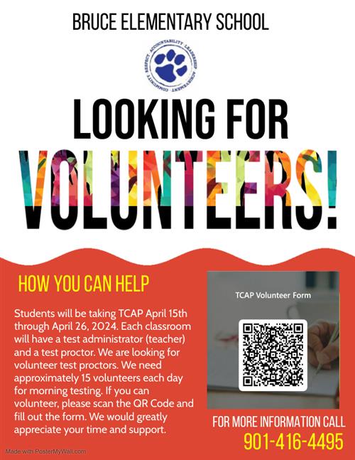 TCAP Proctor Volunteers